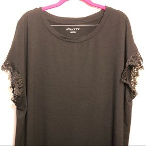 Black Lace Top